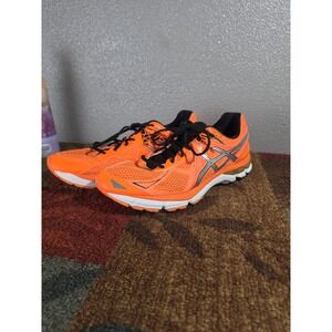 ASICS GT-2000 Running Shoes Mens Orange Black Silver Athletic Sneakers Neon